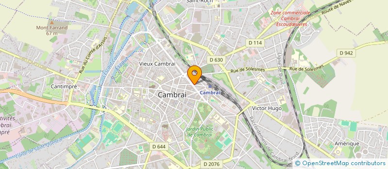 localisation de l'entreprise SARL KROME à CAMBRAI
