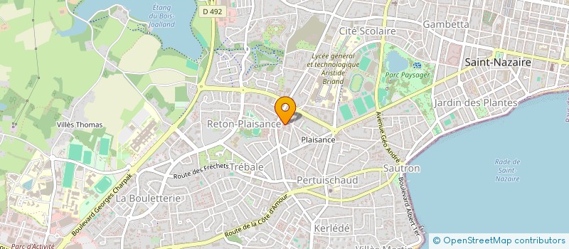 localisation de l'entreprise SARL KSG ALLIANCE BATIMENT  SAINT-NAZAIRE