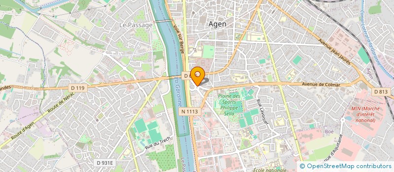 localisation de l'entreprise SARL KUCHENBUCH & CIE à AGEN