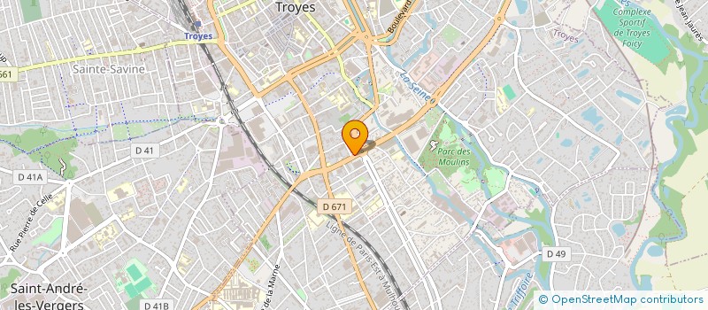 localisation de l'entreprise SARL KUJAWA à TROYES