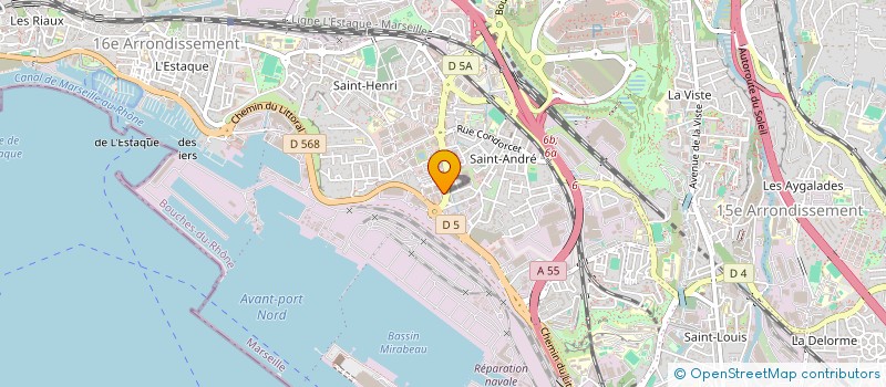 localisation de l'entreprise SARL KULTUR SPORT CONSULTING  MARSEILLE