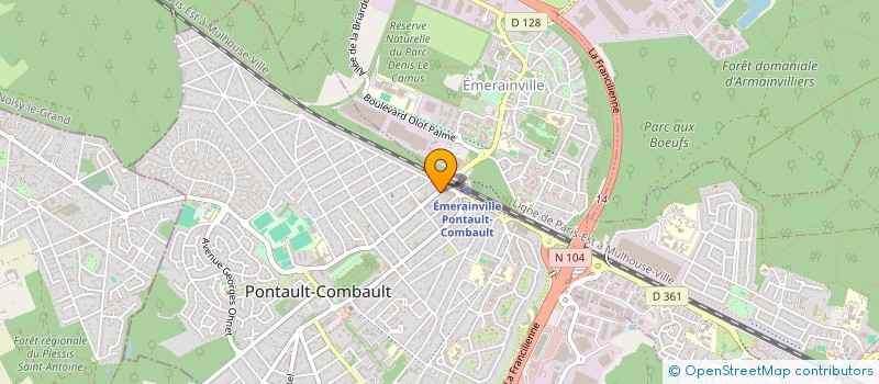 localisation de l'entreprise SARL KUY PING à PONTAULT-COMBAULT
