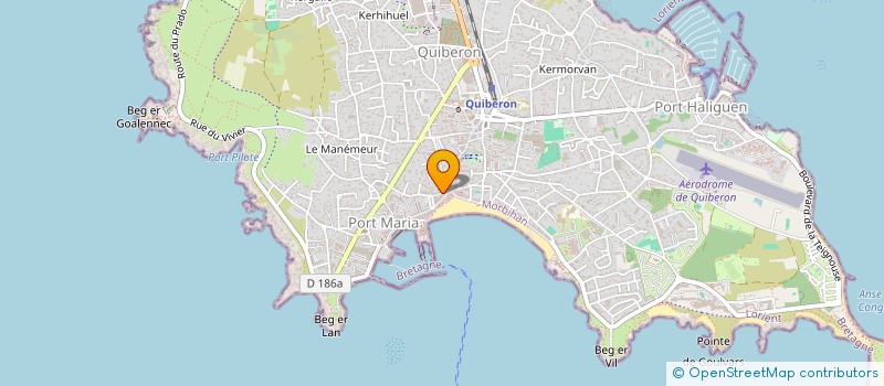 localisation de l'entreprise SARL KYLIAN  QUIBERON