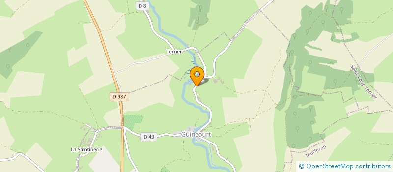 localisation de l'entreprise SARL KZZ DISTRIB  GUINCOURT