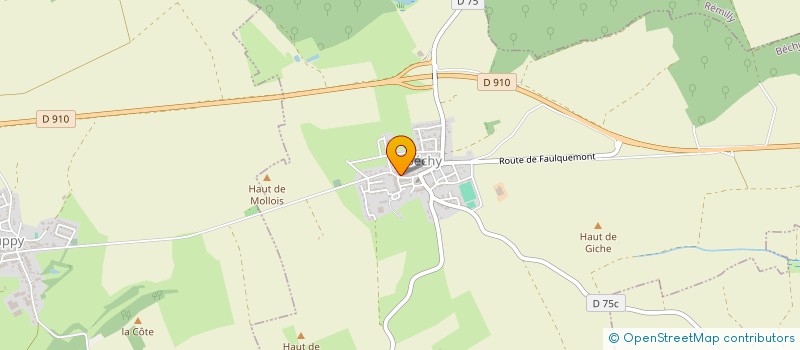 localisation de l'entreprise SARL L.A. CONSTRUCTION  BECHY