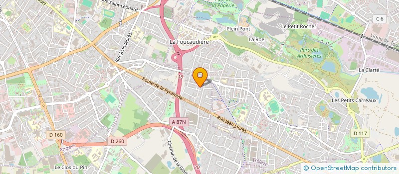 localisation de l'entreprise SARL L.A.P. à ANGERS