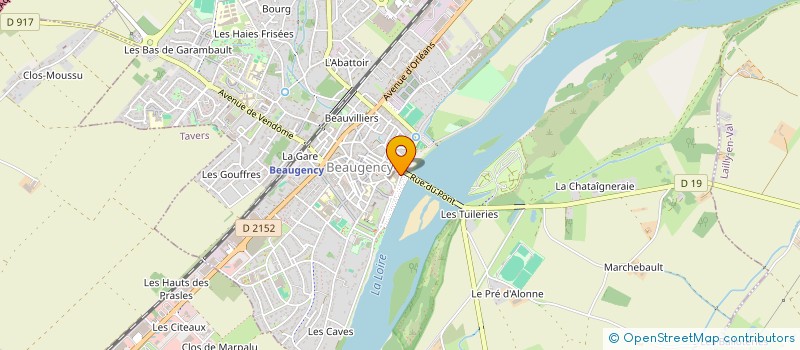 localisation de l'entreprise SARL L'ABBAYE à BEAUGENCY