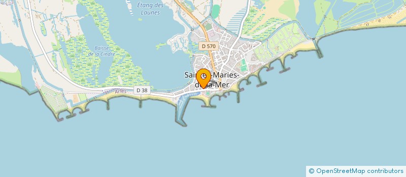 localisation de l'entreprise SARL L'ABRIVADO à SAINTES-MARIES-DE-LA-MER