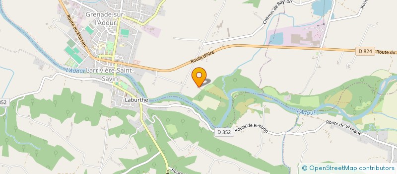 localisation de l'entreprise SARL L'ACCALMIE  GRENADE-SUR-L'ADOUR