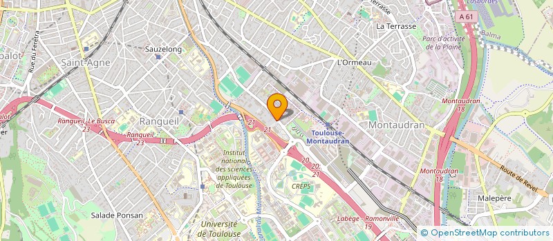 localisation de l'entreprise SARL L'AERO  TOULOUSE