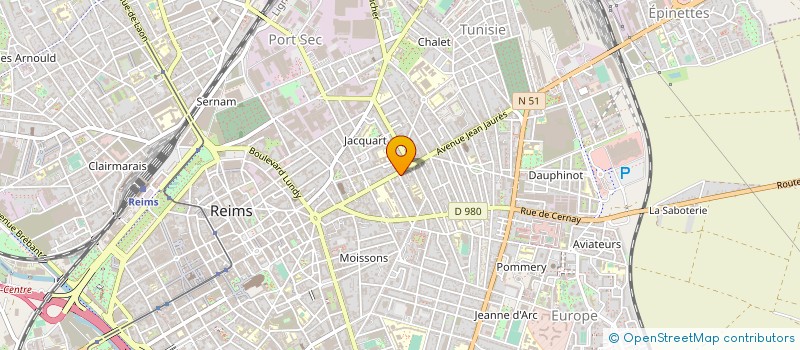 localisation de l'entreprise SARL L'AFFICHE REIMS  REIMS