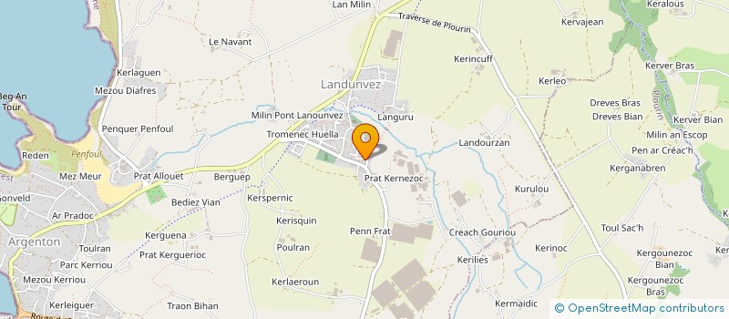 localisation de l'entreprise SARL L'AGAPANTHE  LANDUNVEZ