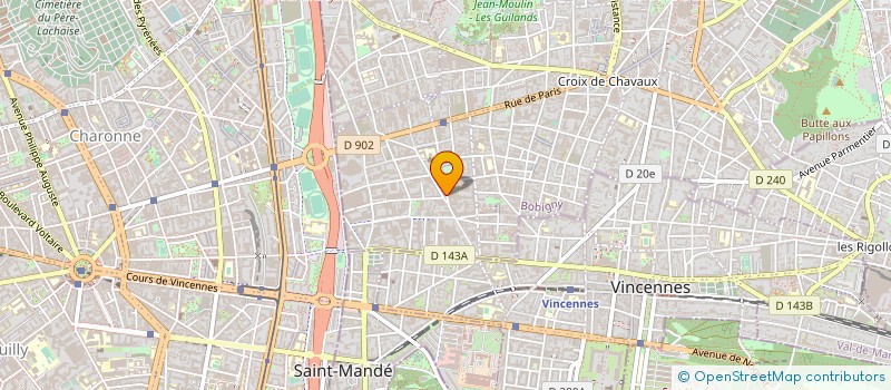 localisation de l'entreprise SARL L'AGENCE DU SQUARE à MONTREUIL