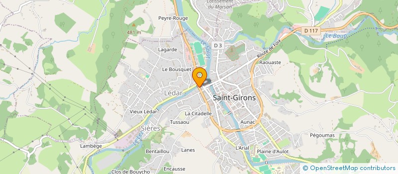 localisation de l'entreprise SARL L'AGENCEMENT à SAINT-GIRONS