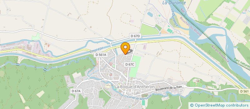 localisation de l'entreprise SARL L'AGORA DE GABARU  LA ROQUE-D'ANTHERON