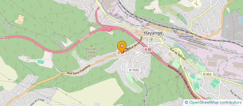 localisation de l'entreprise SARL L'AIGLON  HAYANGE