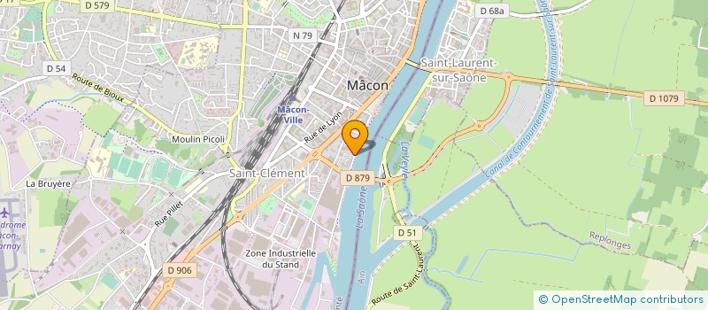 localisation de l'entreprise SARL L'AIRELLE à MACON