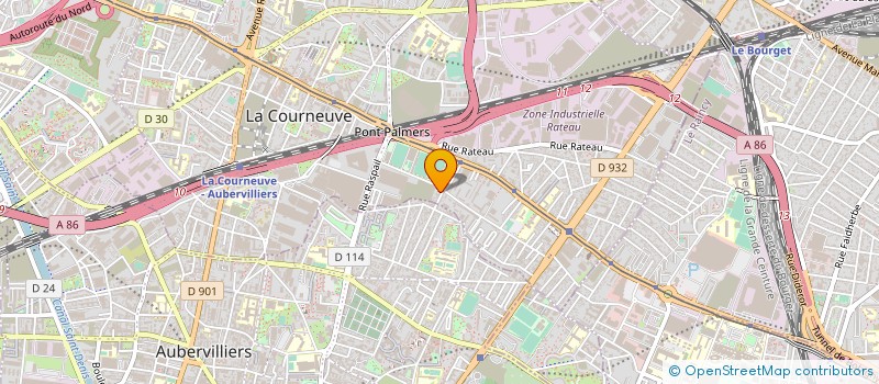 localisation de l'entreprise SARL L'AKAWAREL à LA COURNEUVE