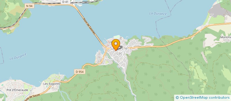 localisation de l'entreprise SARL L'ALBATROS  SAVINES-LE-LAC