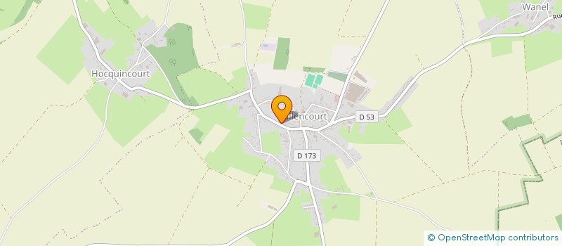 localisation de l'entreprise SARL L'AMANDINE  HALLENCOURT