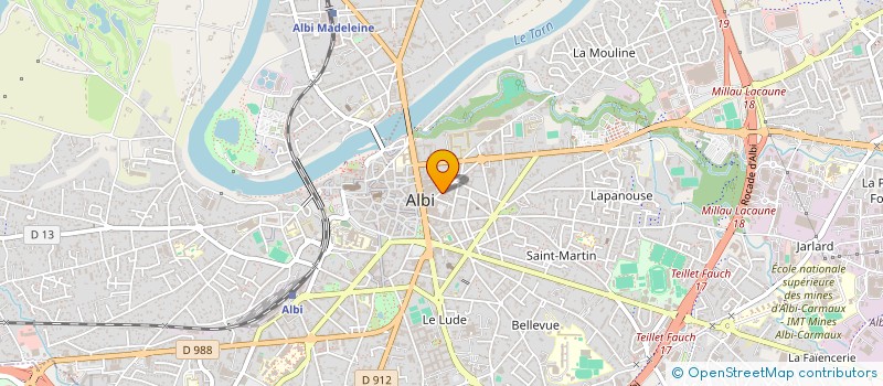 localisation de l'entreprise SARL L'AMBROISIE  ALBI