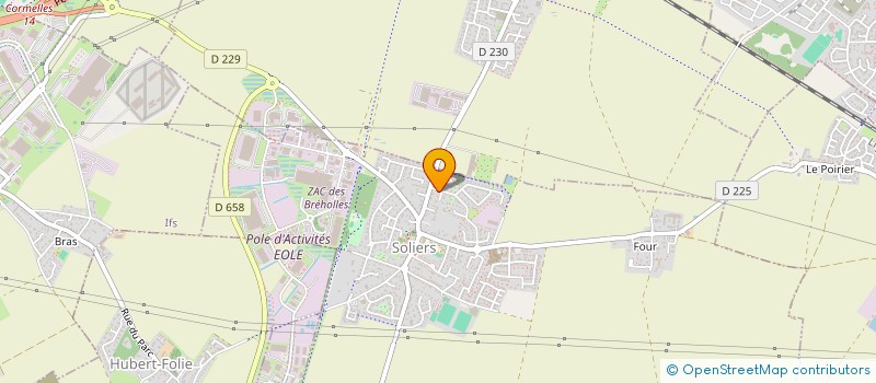 localisation de l'entreprise SARL L'AMI DU PEINTRE  SOLIERS