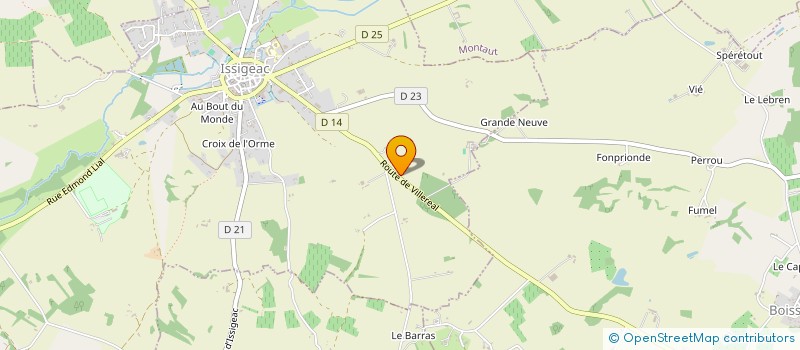 localisation de l'entreprise SARL L'ANCIENNE CURE  COLOMBIER