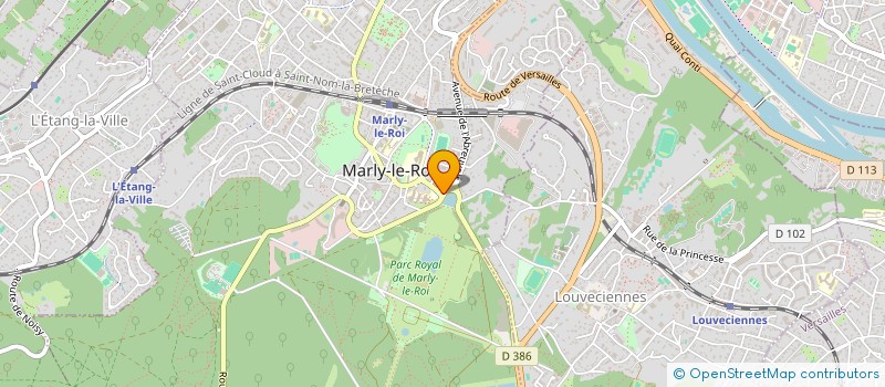 localisation de l'entreprise SARL L'ANCRE  MARLY-LE-ROI