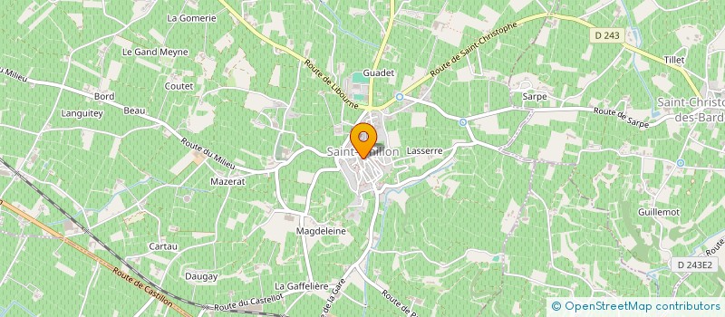 localisation de l'entreprise SARL L'ANDRONE  SAINT-EMILION