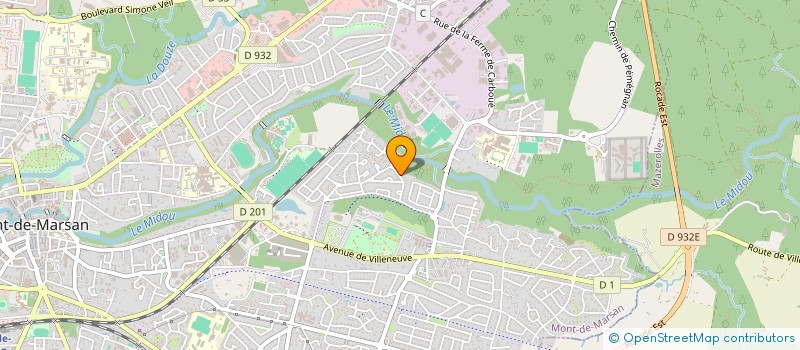 localisation de l'entreprise SARL L ANGAUCHA à MONT-DE-MARSAN
