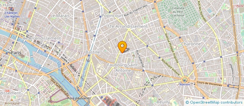 localisation de l'entreprise SARL L'ANGE VERT  PARIS