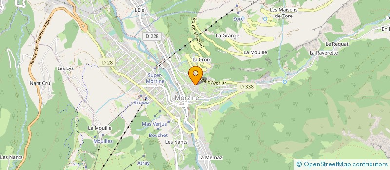 localisation de l'entreprise SARL L'ANGEPIERRE à MORZINE