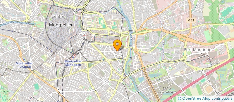 localisation de l'entreprise SARL L'ANTIGONE à MONTPELLIER