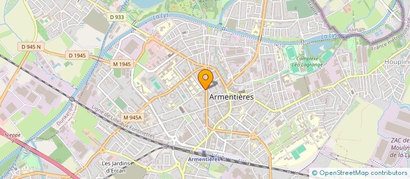 localisation de l'entreprise SARL L'ANTRE PRISE à ARMENTIERES