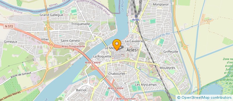 localisation de l'entreprise SARL L'AO à ARLES