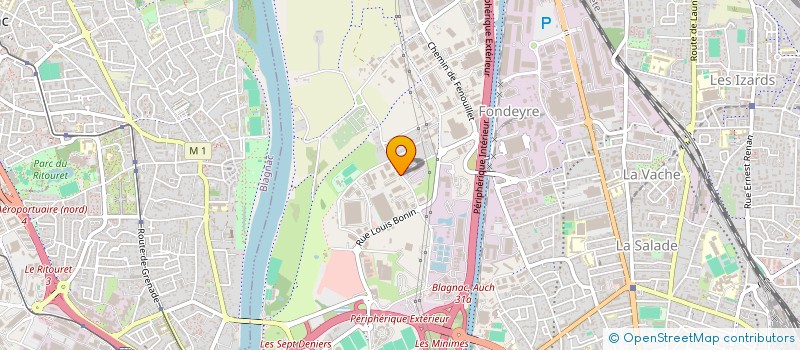 localisation de l'entreprise SARL L'APPLICATION DU BOIS à TOULOUSE