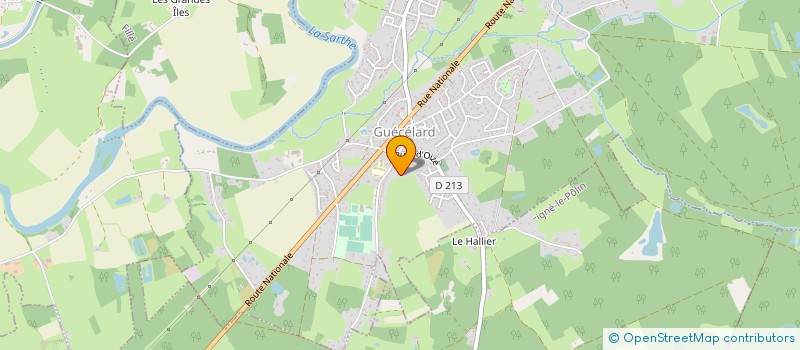 localisation de l'entreprise SARL L'ARBRE  GUECELARD