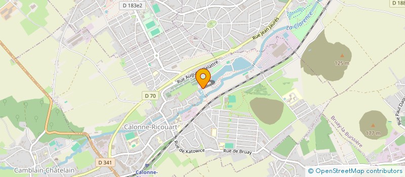 localisation de l'entreprise SARL L'ARC EN CIEL  CALONNE-RICOUART