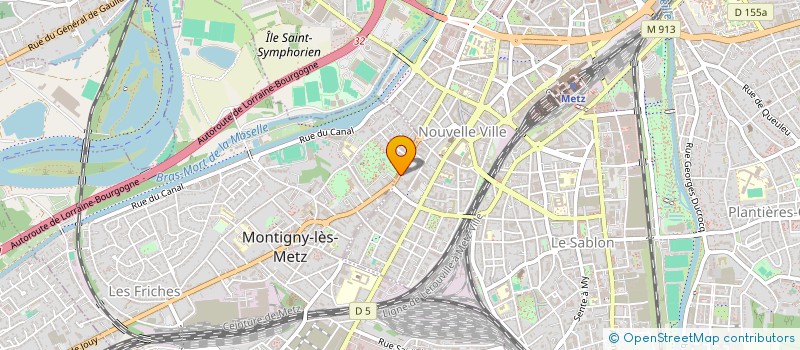 localisation de l'entreprise SARL L'ARCHE CELESTE  METZ