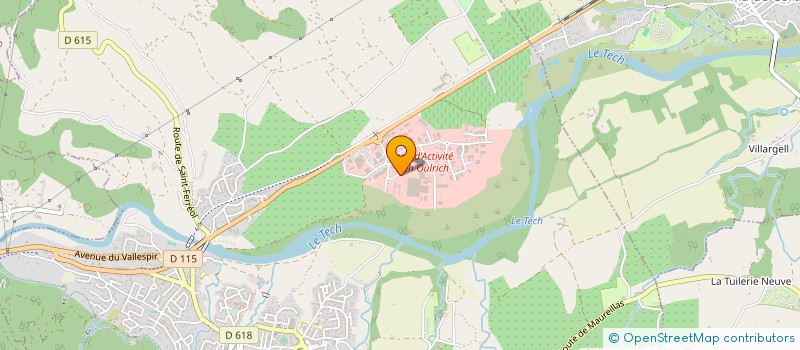 localisation de l'entreprise SARL L'ARGELESIENNE  CERET