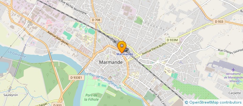 localisation de l'entreprise SARL L'ARIZONA à MARMANDE