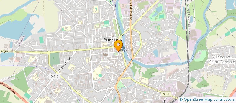 localisation de l'entreprise SARL L ARRET SANDWICH à SOISSONS