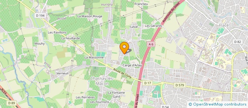 localisation de l'entreprise SARL L'ART DE FER à CHARNAY-LES-MACON