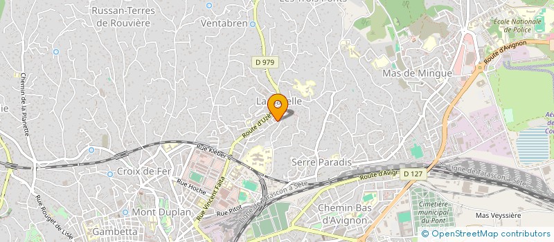 localisation de l'entreprise SARL L ARTISAN PEINTRE LOUBET  NIMES