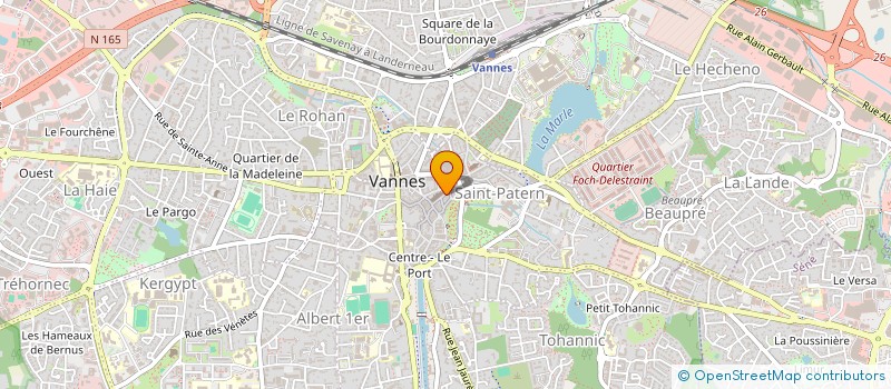 localisation de l'entreprise SARL, L'ATELIER à VANNES