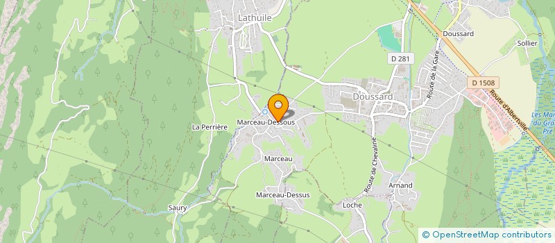 localisation de l'entreprise SARL L'ATELIER à ANNECY