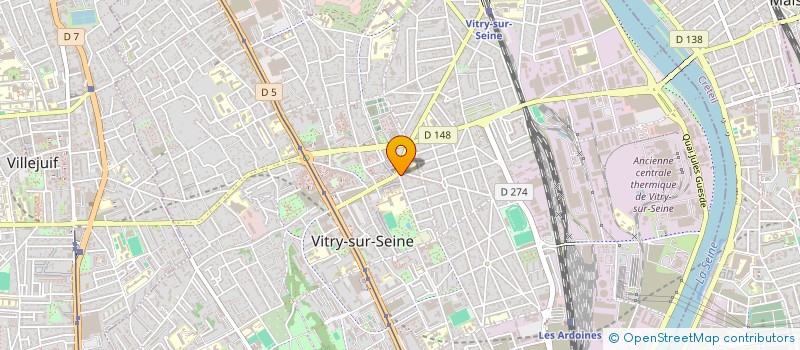 localisation de l'entreprise SARL L'ATELIER COIFFURE à VITRY-SUR-SEINE