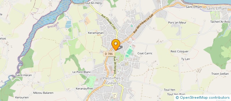localisation de l'entreprise SARL L'ATELIER DE CHRISTOPHE à PLESTIN-LES-GREVES