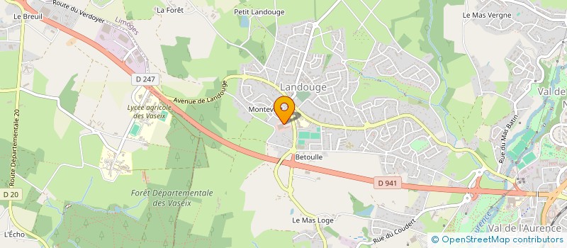 localisation de l'entreprise SARL L'ATELIER DU BON PAIN à LIMOGES