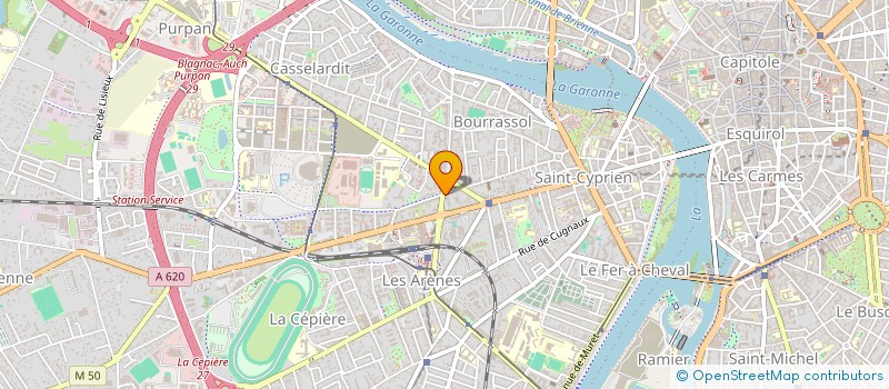 localisation de l'entreprise SARL L'ATELIER DU DECOR à TOULOUSE